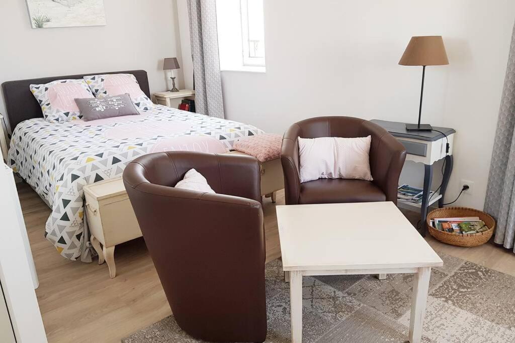 Studio Cosy Les Roses Tremieres 3 Etoiles Centre Plouharnel Proche Mer מראה חיצוני תמונה